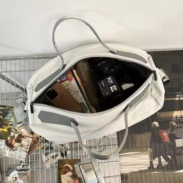 Bolsa Deportiva Multifuncional Estilizada con Separación Húmeda-Seca Impermeable Gran Capacidad para Fitness - 图片 3