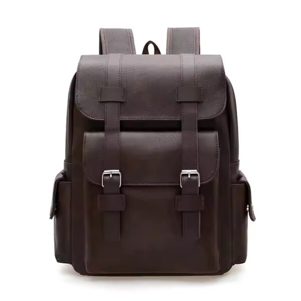 Remoid Fashion Waterproof PU Custom Logo Handbag Outdoor Travel Business School 15.6 Inch Men Outdoor Laptop Bag Backpack - 图片 3