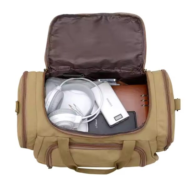 Bolsa de lona impermeable resistente de gran capacidad y colores múltiples - 图片 7