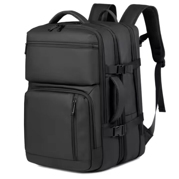 Waterproof PU Expandable Design 15.6 Inch Large Capacity Business Travel Laptop Backpack for Men