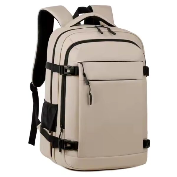 Custom Men's Waterproof Notebook Laptop Backpack Anti-theft PU Multi Pocket Outdoor Bagpack Fashion City Commute School Bag
