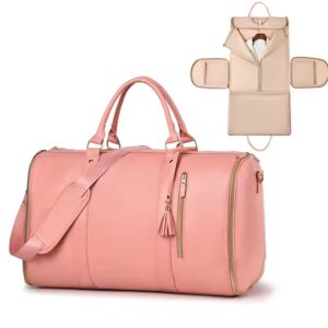 Bolsa de viaje vintage plegable de PU con gran capacidad