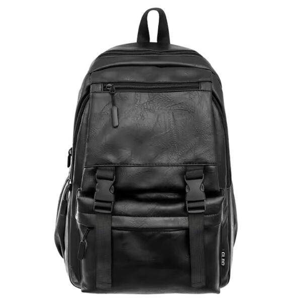Mochila unisex PU resistente al agua 30 L estilo inglés para escuela y deporte