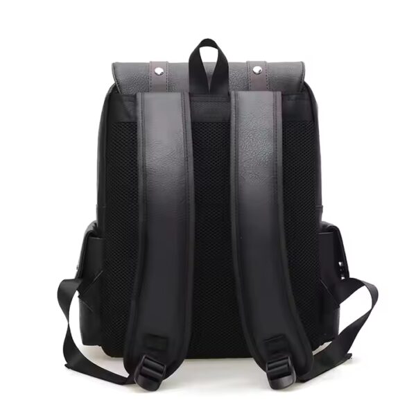 Remoid Fashion Waterproof PU Custom Logo Handbag Outdoor Travel Business School 15.6 Inch Men Outdoor Laptop Bag Backpack - 图片 2