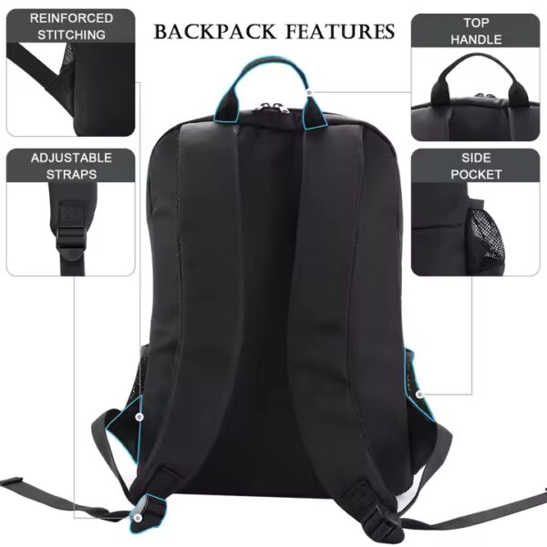 2025 Polyester Waterproof Laptop Backpack - 图片 2
