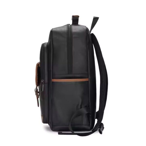 Mochila vintage de PU gran capacidad para estudiantes - 图片 5