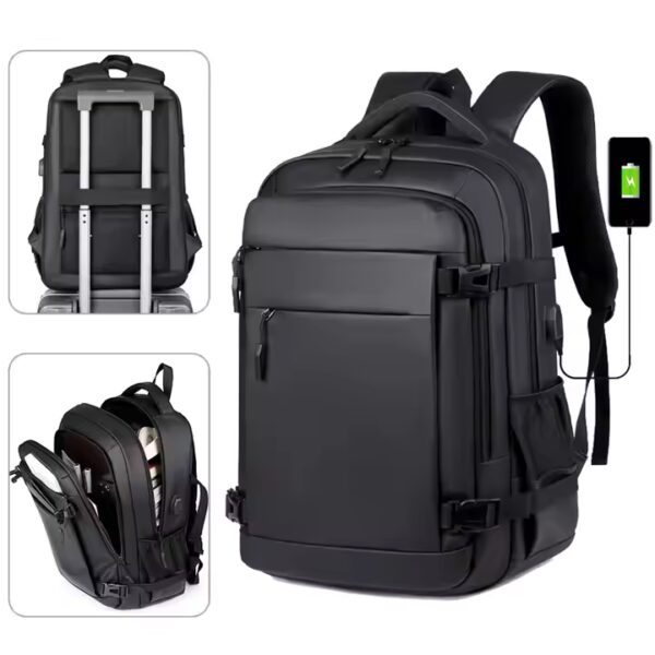 2025 New Arrival Fashion Backpack with USB Waterproof Anti Theft School Bag for Travel Youth Custom Logo College School Mochila - 图片 5