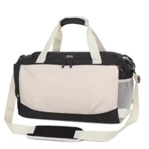 Bolso de gimnasio impermeable con compartimentos seco y húmedo, gran capacidad, multifuncional para deporte y viaje