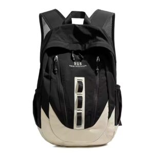 Mochila ligera de nylon arrugado impermeable para mujer