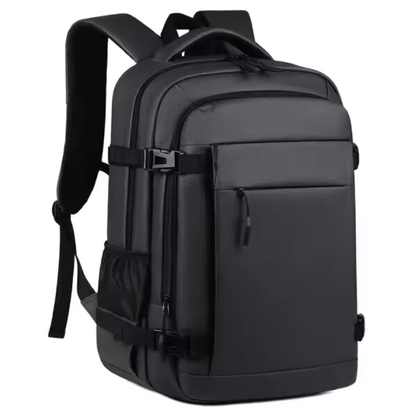 Custom Men's Waterproof Notebook Laptop Backpack Anti-theft PU Multi Pocket Outdoor Bagpack Fashion City Commute School Bag - 图片 7