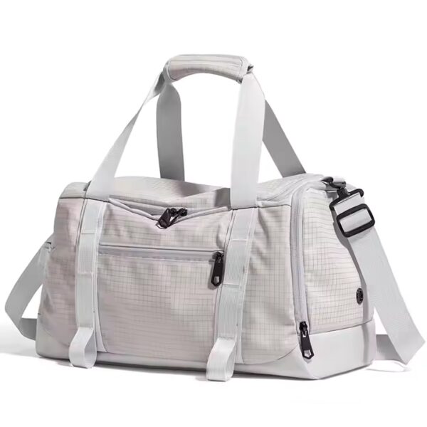 Bolsa de deporte impermeable con compartimento seco y húmedo, gran capacidad, multifuncional para gimnasio y viaje - 图片 6