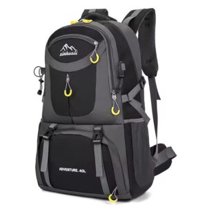 Mochila senderismo 60 L impermeable ligera gran capacidad