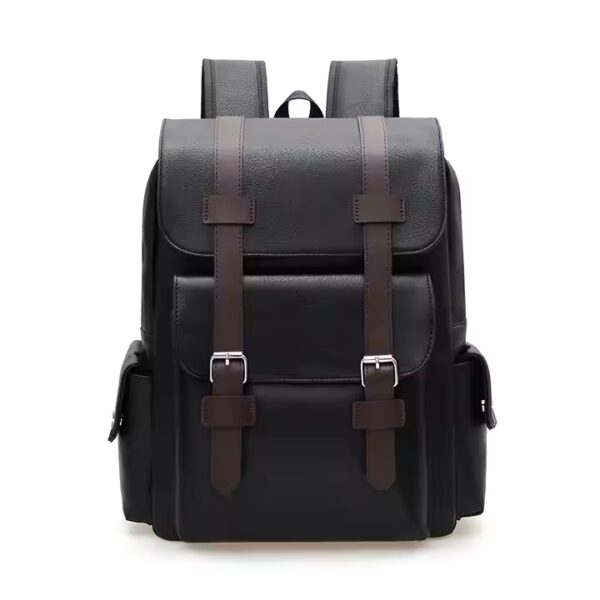 Remoid Fashion Waterproof PU Custom Logo Handbag Outdoor Travel Business School 15.6 Inch Men Outdoor Laptop Bag Backpack - 图片 6