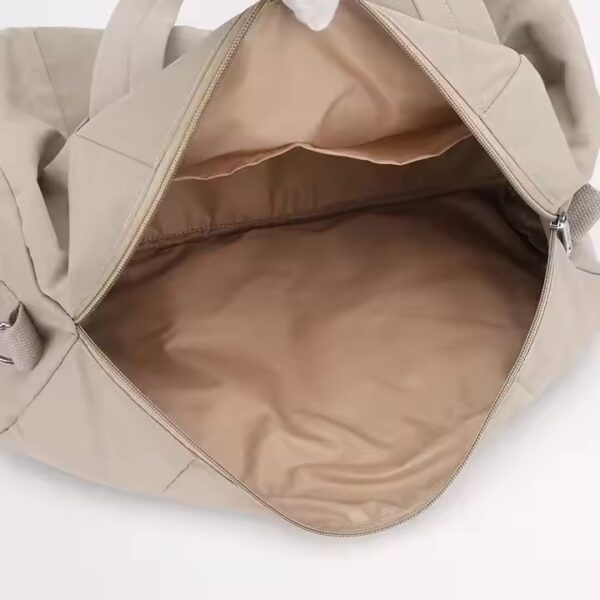 Bolsa Deportiva de Nylon Arrugado Ligera Portátil para Yoga Viaje Gimnasio Mujer - 图片 7