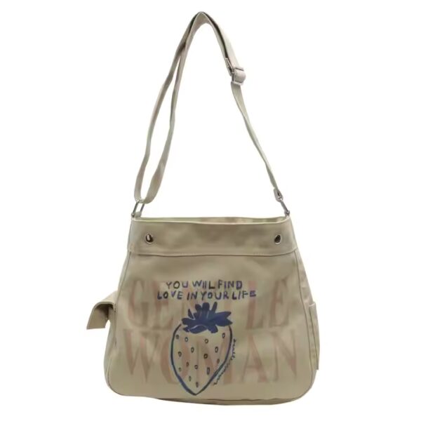 Bolsa de Compras Canvas Impermeable Multi Bolsillos Ecológica Reciclable Gran Capacidad Doble Asa - 图片 3
