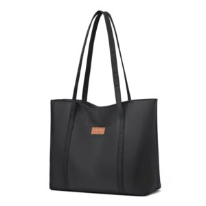 Bolso de Mano Oxford de Gran Capacidad con Cadena para Mujer Bolsa Estructurada de Moda